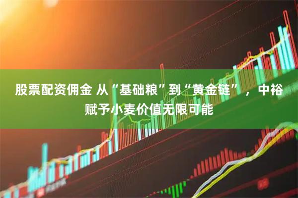 股票配资佣金 从“基础粮”到“黄金链” ，中裕赋予小麦价值无限可能